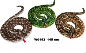 Didelė minkšta gyvatės figūrėlė 145 cm kaina