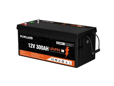 Akumuliatorius LifePO4 Powland 12.8V 300Ah, 3840WH, BMS