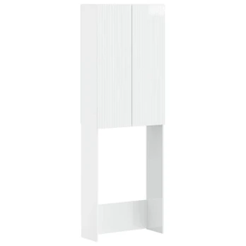 Tualeto spintelė ARNHEM Itin blizgi balta 66 x 25,5 x 190 cm