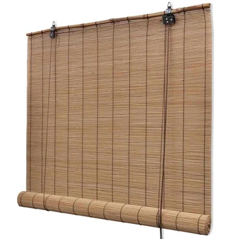 Rudas roletas iš bambuko 120 x 220 cm