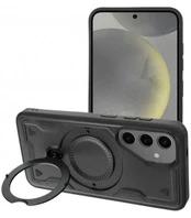 Juodas dėklas Samsung Galaxy S24 Plus / S25 Plus telefonui "Frost Armor Case"