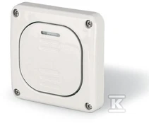 SCAME ŠVIESOS JUNGIKLIS P/T 10A, IP66, PROTECTA
