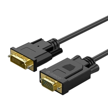 Orico XD-DITV cable DVI 24+1 VGA Full HD adapter 5 m - juodas