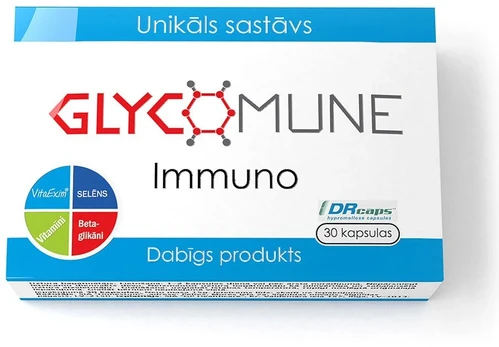GLYCOMUNE Imuninės kapsulės N30