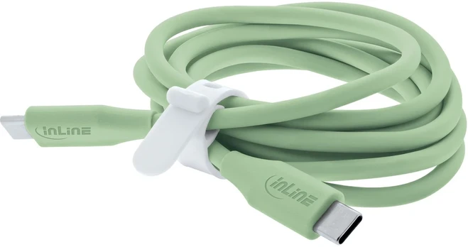Kabelis USB InLine USB-C - USB-C 2 m Žalias