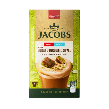 Kavos gėrimas JACOBS Dubai Chocolate, 8x15g