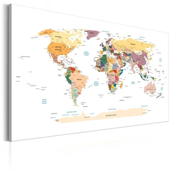 Artgeist Paveikslas - World Map: Travel Around the World