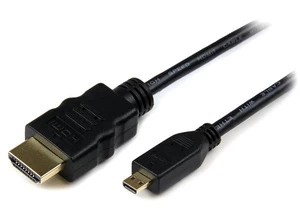 Laidas StarTech HDMI HDMI + HDMI-micro, HDMI, 1 m, juoda