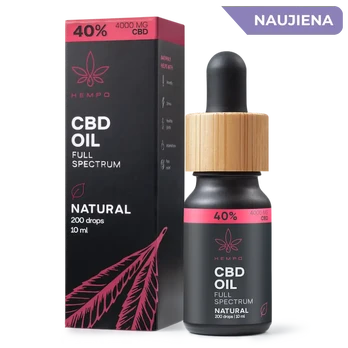 40% CBD aliejus (pilno spektro)