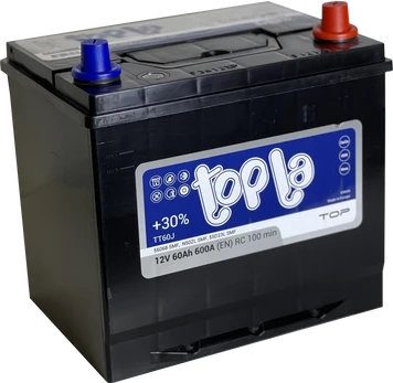 Akumuliatorius Topla TOP JIS TT60J, 12 V, 60 Ah, 600 A