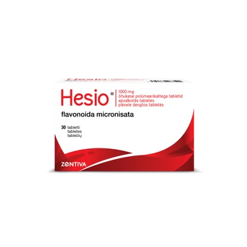 HESIO 900 mg/100 mg plėvele dengtos tabletės N30