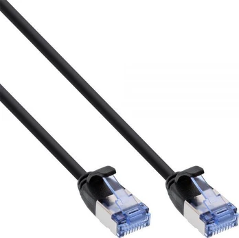 InLine InLine slim okrągły kabel sieciowy Patch U/FTP Cat,6A - czarny - 7,5m