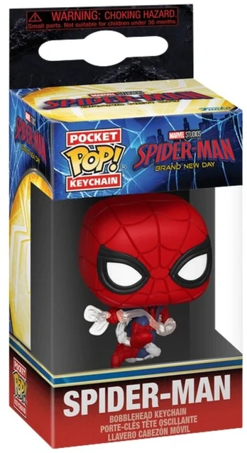 FUNKO POP! Raktų pakabutis: Spider-Man (Brand New Day)