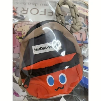 Juosmens rankinė, Orange small school bag W mouth shape