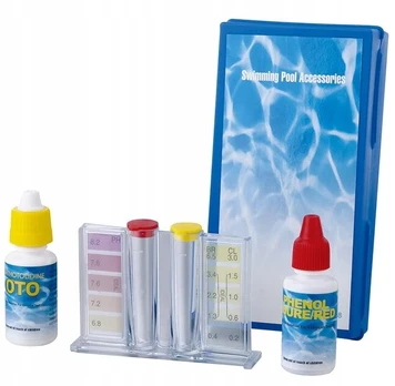 Lašelinis Ph ir chloro testeris baseinui, matavimo rinkinys