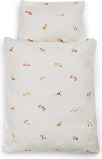 Smallstuff - Doll Bedding Farm Living Peach