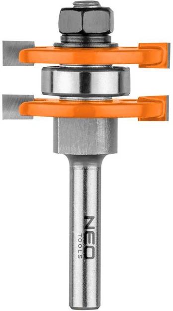 Neo Tools TCT dantytas freza, 41 x 6,35 mm, 8 mm kotas