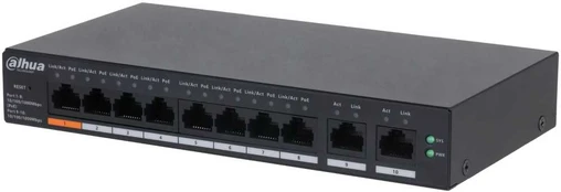Šakotuvas SWITCH POE CS4010-8GT-60 8 PRIEVADŲ DAHUA