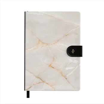 Vanilla Sand - Marble Notebook, A5 (14.8 x 21cm) / Lined