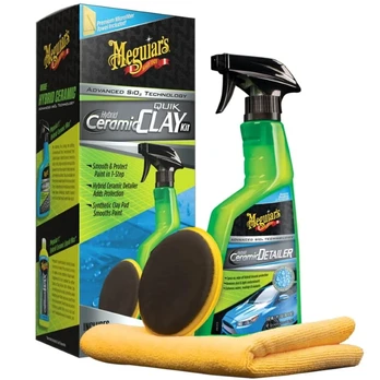 Rinkinys Meguiars Hybrid Ceramic Quick Clay Kit, 0.532 l