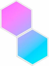 Govee - RGBIC Glide Hexa Light Panels Expansion Pack (2 pcs) kaina