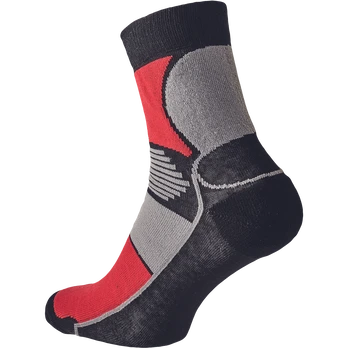 Kojinės vyrams Cerva Knoxfield Basic, juoda/raudona, 39-40 dydis