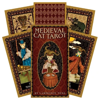 Medieval Cat Tarot kortos