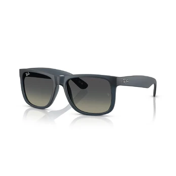 Ray-Ban Justin Classic akiniai | Rubber Blue - Gradient Grey