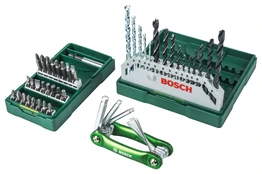 Grąžtas Bosch 15dalių ir 25dalių kompl. su HEX komlpektu kaina