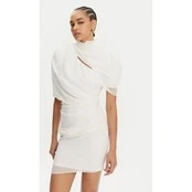 JACQUEMUS Kokteilinė suknelė 24H251DR130-1555 Balta Regular Fit