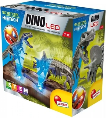 "Hi-Tech" dinozaurų Led mokslinis rinkinys - Lisciani