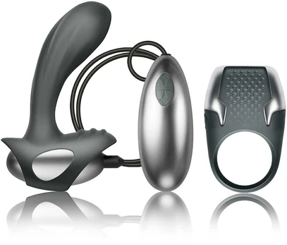 CLIMAXIMUM - EXCITE KIT COCK RING + WIRE PROSTATE MASSAGER