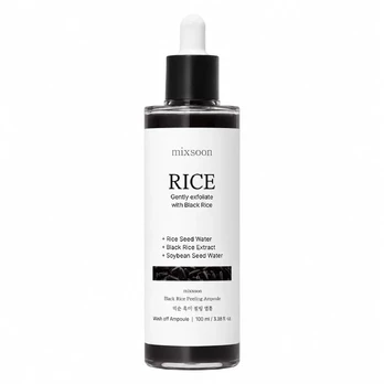 Mixsoon - Black Rice Peeling Ampoule, 100ml