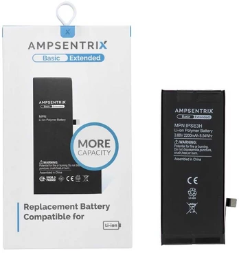 Inne AmpSentrix Basic battery for iPhone SE 2022 (high capacity)