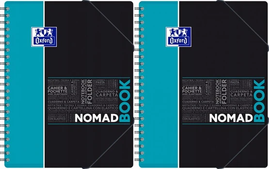 2 x Oxford Nomadbook A4+ sąsiedzi 80 lapų