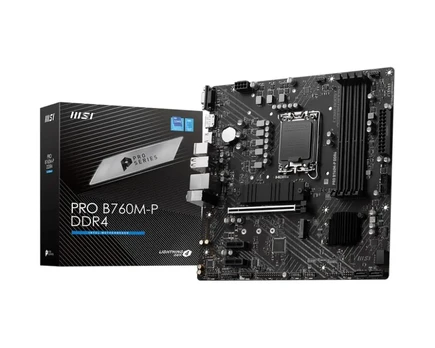 MSI Pro B760M-P DDR4, Micro ATX, LGA1700