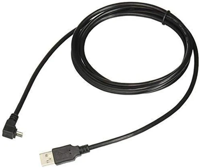 PremiumCord Kabelis micro USB 2.0, A-B, konektor do úhlu 90° 1.8m (černý)