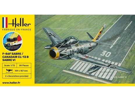 F-86F Sabre / CL-13B Sabre VI modelio dovanų rinkinys Heller 1/72 56277