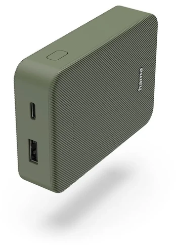 Hama Powerbank Kolorowy 10000mah Usb C Usb A Led Žalias