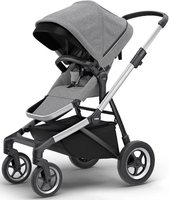 Thule Sleek vaikiškas vežimėlis su lietaus apsauga