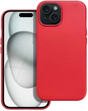 Dėklas Oem Leather Mag Cover for IPHONE 15 red kaina