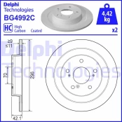 Stabdžių diskas DELPHI BG4992C kaina