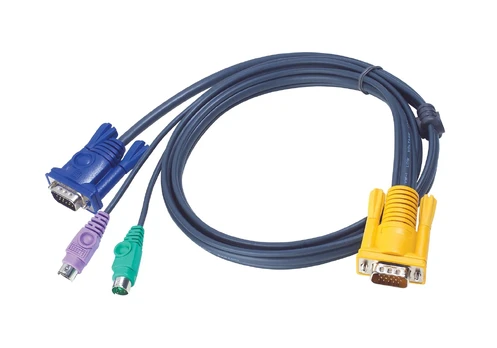 ATEN 2L-5210P KVM kabelis Juoda 10 m