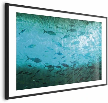 Artgeist Plakatas - Group of Dark Fish