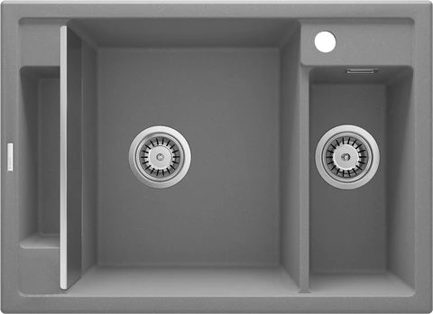 Magnetic granite sink 1.5-bowl
