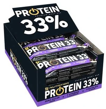 Šokoladinis proteino batonėlis GO ON PROTEIN 33%, 50 g x 25 vnt.
