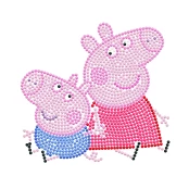 DIAMOND DOTS kūrybinis rinkinys piešimas deimantais Peppa Pig, DTZ10.010 kaina