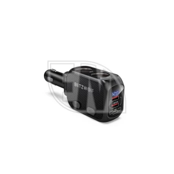 Kroviklis telefonui BlitzWolf BW-CLA1, 2xUSB, USB-C, 150W