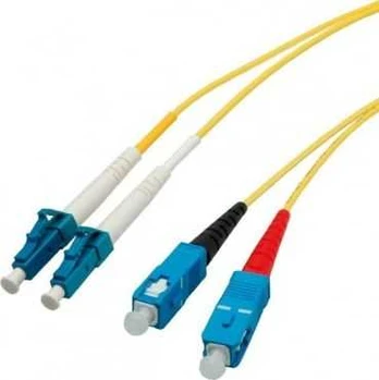 Rotronic Patchcord światłowodowy LWL duplex E9/125um LC/SC 5.0m