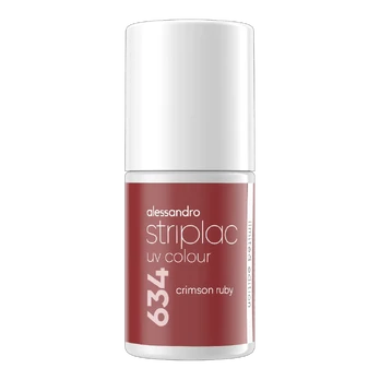 Alessandro Limituoto leidimo STRIPLAC nagų lakas CRIMSON RUBY 6,5 ml